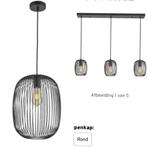 2x Hanglamp Nikki, Huis en Inrichting, Lampen | Hanglampen, Ophalen, Zo goed als nieuw, Metaal, Minder dan 50 cm
