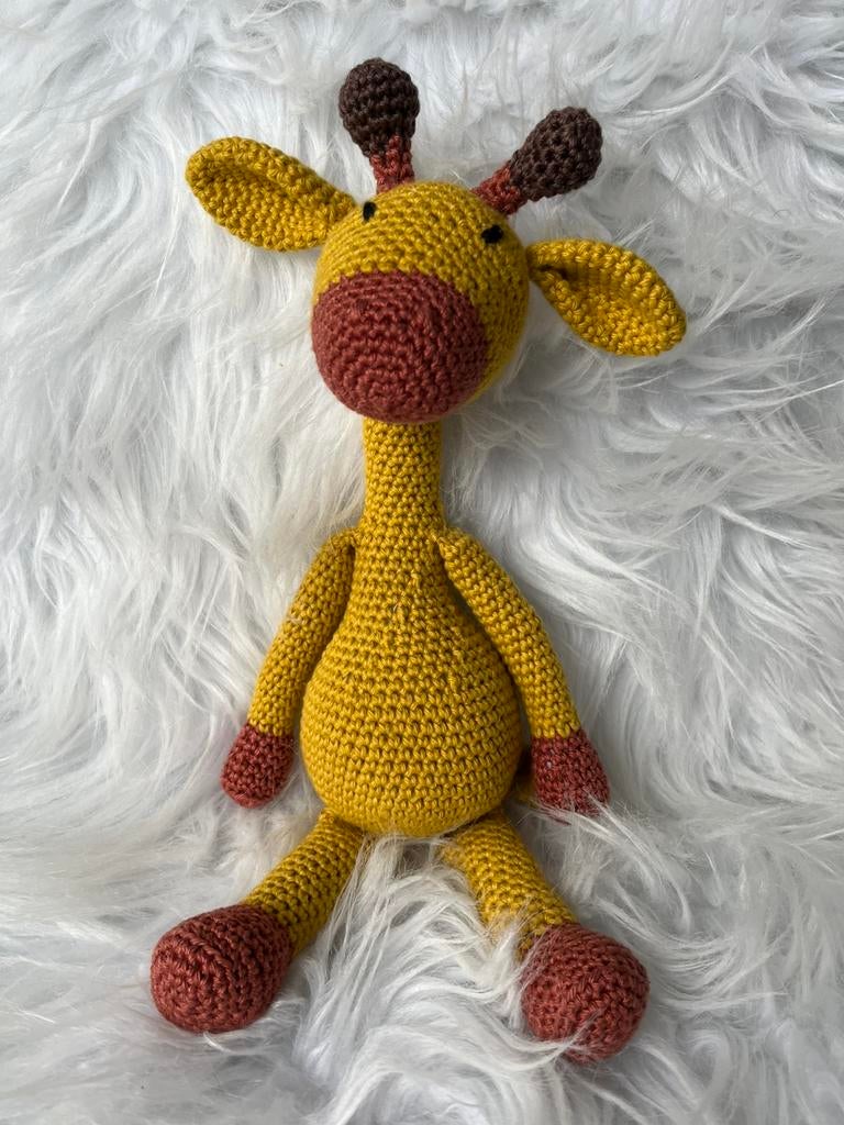 Giraffe knuffel nieuw handgemaakt gehaakt, Ophalen of Verzenden, Nieuw