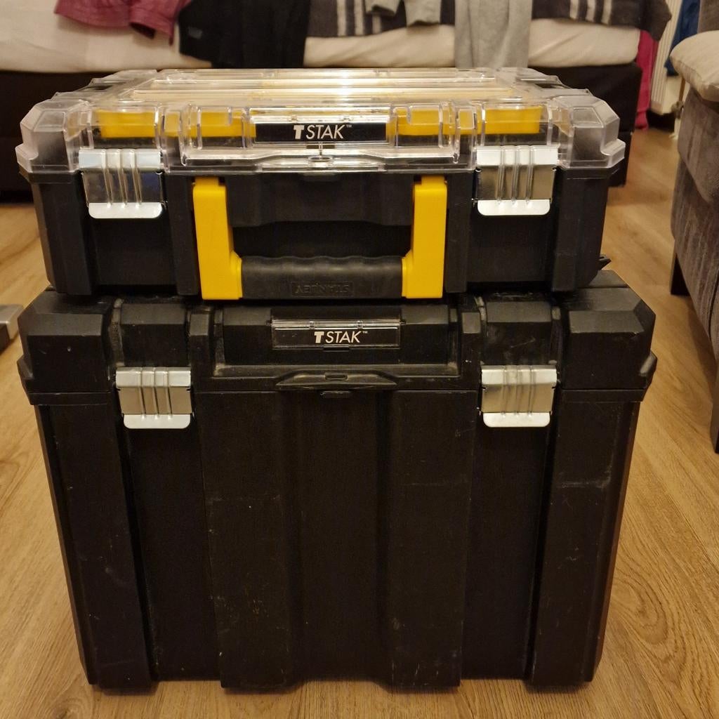 Fatmax ,Stanley werkkisten 2 stuks. ( exclusief inhoud )., Doe-het-zelf en Verbouw, Gereedschapskisten, Ophalen of Verzenden