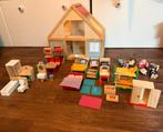 Compleet poppenhuis, Kinderen en Baby's, Speelgoed | Poppenhuizen, Ophalen, Zo goed als nieuw, Poppenhuis