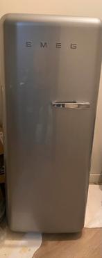 SMEG FAB28LX1 Retro Koelkast – Zilvergrijs – 256L – 2018, Witgoed en Apparatuur, Koelkasten en IJskasten, Ophalen, 200 liter of meer