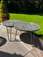 Ronde salon tafels of bijzettafels, Ophalen of Verzenden, Zo goed als nieuw
