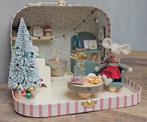 Poppenhuis Kerst koffertje, ook voor Maileg, Verzamelen, Poppenhuizen en Toebehoren, Verzenden, Nieuw, Poppenhuis