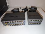 Netgear Gigabit Switches: 2x GS108T + 2x GS105E + Adapters, Computers en Software, Netwerk switches, Ophalen of Verzenden, Zo goed als nieuw