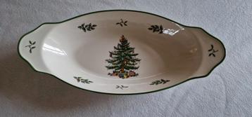 NIEUW Spode Christmas tree. Grote schaal met handgrepen . beschikbaar voor biedingen