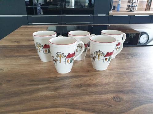 Windsor Albert Heijn christmas kerst senseobekers mokjes, Huis en Inrichting, Keuken | Servies, Zo goed als nieuw, Kop(pen) en/of Schotel(s)