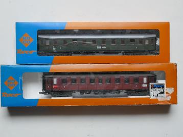 ROCO 44441 en 44218,  3e klas rijtuigen  BBö en  CCü  beschikbaar voor biedingen