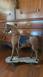 Shabby antiek speelgoed paard. 19de eeuw, Antiek en Kunst, Ophalen