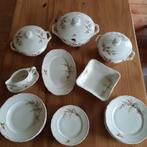 Antiek servies met oranje besjes (6 pers), Antiek en Kunst, Ophalen of Verzenden