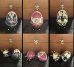 verzameling 24 porseleinen vintage eieren / sieraden boxjes, Verzenden, Zo goed als nieuw, Overige typen