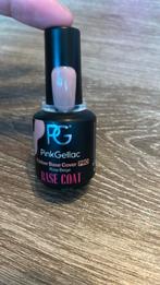 Pink gellac rubberbase cover rose beige, Ophalen of Verzenden, Zo goed als nieuw, Overige kleuren, Handen en Nagels
