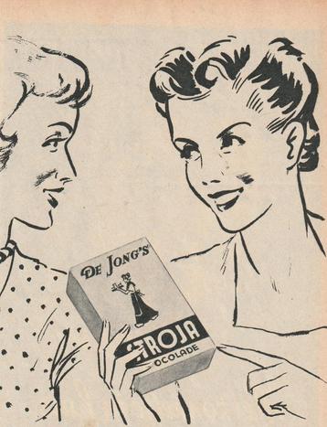 retro reclame 1949 De Jong's Stroja dat moet je doen beschikbaar voor biedingen