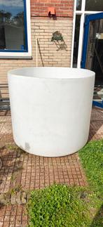 Grote witte ton/ kuip 130cm doorsnede 110cm hoog, Tuin en Terras, Vijvers, Ophalen, Gebruikt