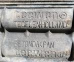 Teeuwen Dakpannen Antraciet - 20 stuks, Doe-het-zelf en Verbouw, Dakpannen en Dakbedekking, Ophalen, Gebruikt, Steen of Klei, Zwart