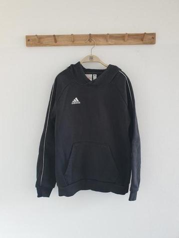 Adidas hoodie zwart wit maat 140 beschikbaar voor biedingen