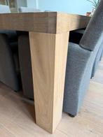Eetkamertafel Europees eiken (240cm) BIJNA GRATIS!, Ophalen, Gebruikt, 6 tot 8 stoelen