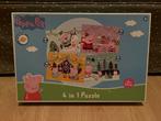 Peppa Pig 4-in-1 Puzzel, Ophalen, Meer dan 50 stukjes, Nieuw, 2 tot 4 jaar