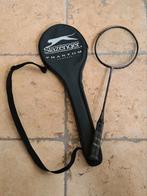 Slazenger Phantom badmintonracket in hoes met draagband, Racket(s), Gebruikt, Ophalen of Verzenden