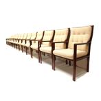 Unieke set 15x vintage fauteuil jaren '60 '70 design retro, Verzenden, Gebruikt, 75 tot 100 cm, 50 tot 75 cm