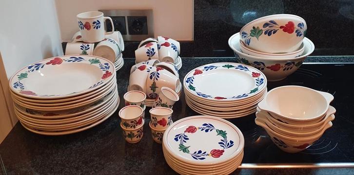 Boerenbont, Antiek en Kunst, Antiek | Servies compleet, Ophalen