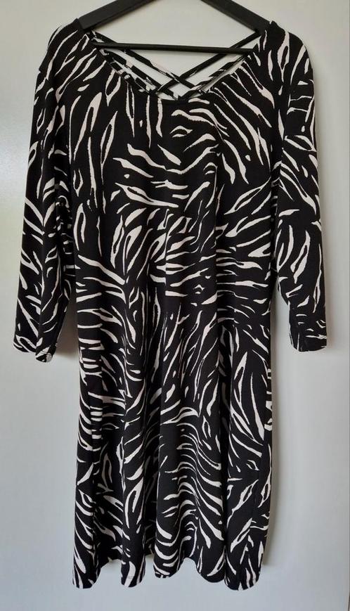 Zwart/wit tuniek/jurk A-lijn  MS Mode maat XL (50/52/54), Kleding | Dames, Grote Maten, Zo goed als nieuw, Jurk, Zwart, Ophalen of Verzenden
