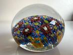 Vintage Murano Italy  Millefiori Paperweight Jaren 70, Ophalen of Verzenden