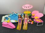 Barbie pool party, Verzamelen, Poppen, Gebruikt, Ophalen of Verzenden, Accessoires