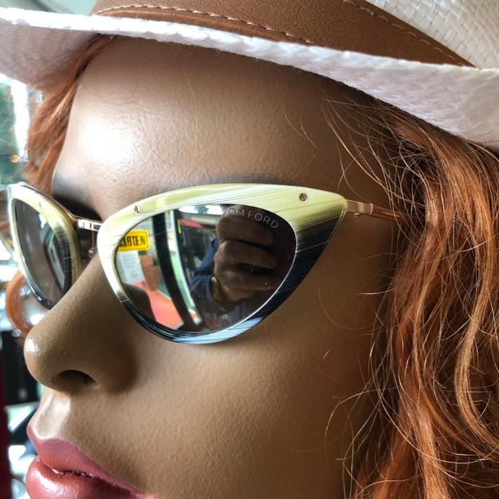 NIEUWE ORIGINELE TOM FORD ZONNEBRIL Grace TF349 hoornkleurig, Sieraden, Tassen en Uiterlijk, Zonnebrillen en Brillen | Dames, Nieuw