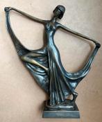Bronzen danseres, art deco, Antiek en Kunst, Kunst | Beelden en Houtsnijwerken, Ophalen of Verzenden