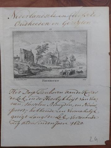 188 / Tienhoven Gravure van A. Rademaker beschikbaar voor biedingen