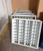 7x TL lampen bak systeem plafond 60x60 + 1 GRATIS, Ophalen, Gebruikt, Metaal