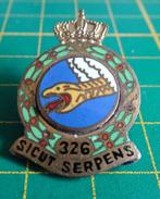 Speld 326 squadron, Gloster Meteor periode Twenthe, Embleem of Badge, Nederland, Luchtmacht, Ophalen of Verzenden