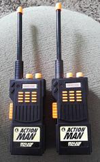 2 x Vintage Action Man Walkie Talkie hand formaat werkend, Ophalen of Verzenden