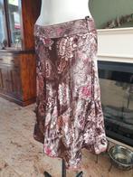 Jackpot nieuwe bruin roze rok mt M 38 2 | Gratis Verzenden !, Kleding | Dames, Rokken, Maat 38/40 (M), Bruin, Verzenden, Jackpot