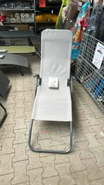 Nieuw ligbed siesta lounger grijs, Ophalen of Verzenden, Zo goed als nieuw
