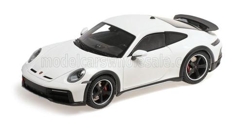 Minichamps 1:18 Porsche 992 Dakar white, Hobby en Vrije tijd, Modelauto's | 1:18, Nieuw, Auto, MiniChamps, Ophalen of Verzenden