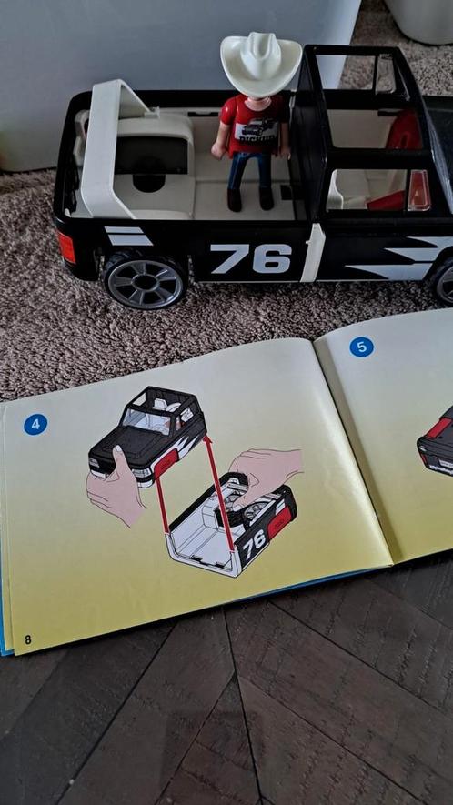 Playmobil Pickup Truck 76 – Racewagen met Cowboyfiguur, Kinderen en Baby's, Speelgoed | Playmobil, Zo goed als nieuw, Ophalen of Verzenden