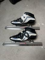 Klapschaatsen Zandstra Maat 44 + skeelerset, Sport en Fitness, Schaatsen, Ophalen of Verzenden, Zo goed als nieuw, Noren, Zandstra