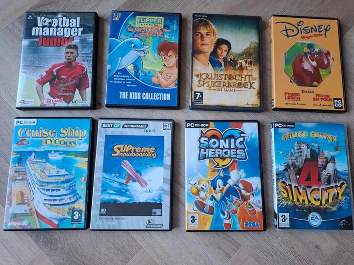 Diverse PC CD-ROM Spellen Collectie, Spelcomputers en Games, Games | Pc, Gebruikt, Overige genres, 1 speler, Vanaf 3 jaar, Ophalen of Verzenden