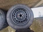 VW Passat set stalen velgen met winterbanden, Gebruikt, 15 inch, Velg(en), Personenwagen