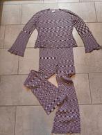 Catwalk Junkie longsleeve met flared broek roze grijs XL, Catwalk Junkie, Ophalen of Verzenden, Zo goed als nieuw