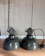 2 HK Living eetkamerlampen - Antraciet Grijs, Ophalen, Gebruikt, Metaal, Minder dan 50 cm