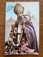 Oude Franse Sinterklaaskaart, Ophalen of Verzenden, Voor 1920, Overige thema's