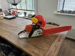 Stihl Motorzaag met veiligheidshelm en 3 extra kettingen, Ophalen, Stihl, Gebruikt, 70 mm of meer