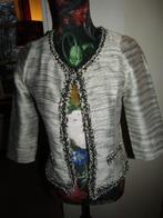 E1072 LOFTY MANNER mt S jasje zilver grijs, Verzenden, Lofty Manner, Zo goed als nieuw, Jasje
