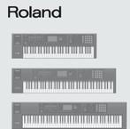 HANDLEIDING roland fa 06/07/08 handleiding, Muziek en Instrumenten, Ophalen of Verzenden, Zo goed als nieuw, 61 toetsen, Roland