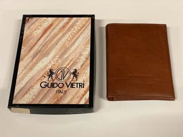 Guido Vietri leren portemonnee Made in Italy. beschikbaar voor biedingen