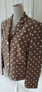 Prachtig bruin/creme jasje van BASLER   maat XL, Verzenden, Zo goed als nieuw, Maat 46/48 (XL) of groter, Bruin