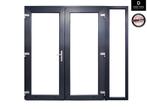 Kunststof Dubbele Deur Met Zijlicht 232,4 X 215 Cm Antraciet, Niet ingevuld, Kunststof, Niet ingevuld, Nieuw