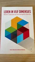 Leren in vijf dimensies - Marzano en Miedema, Boeken, Nieuw, Ophalen of Verzenden, Robert Marzano; Wietske Miedema